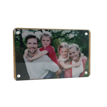 Factory Custom Simple Clear Acrylic Magnetic For Decoration sixy picture Photo Frame